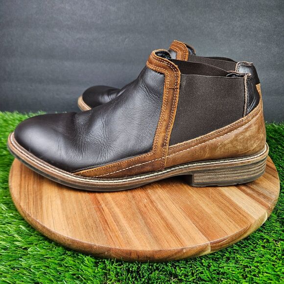 Naot Business Chukka Boots Mens Size 9 Brown Ankle Slip Resistant Shock Relief main image 15